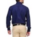 Formals by Koolpals-Cotton Blend Shirt Navy Blue Solid